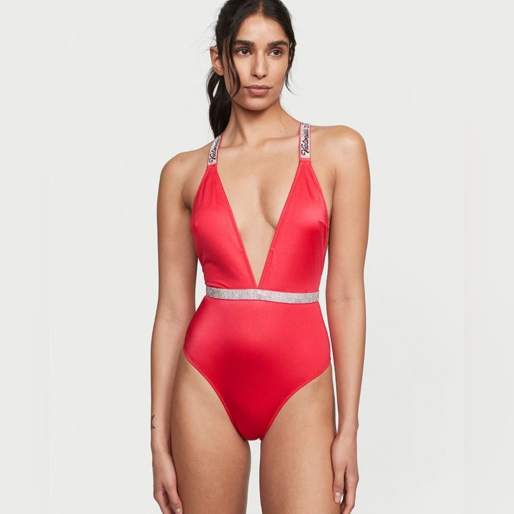 Never worn NWT Victoria Secret Swimsuit With Rhinestones